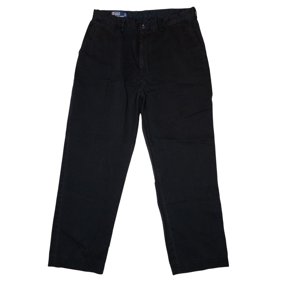 Polo Ralph Lauren Prospect Pant Mens 35x32 Black Vintage Chino W087157